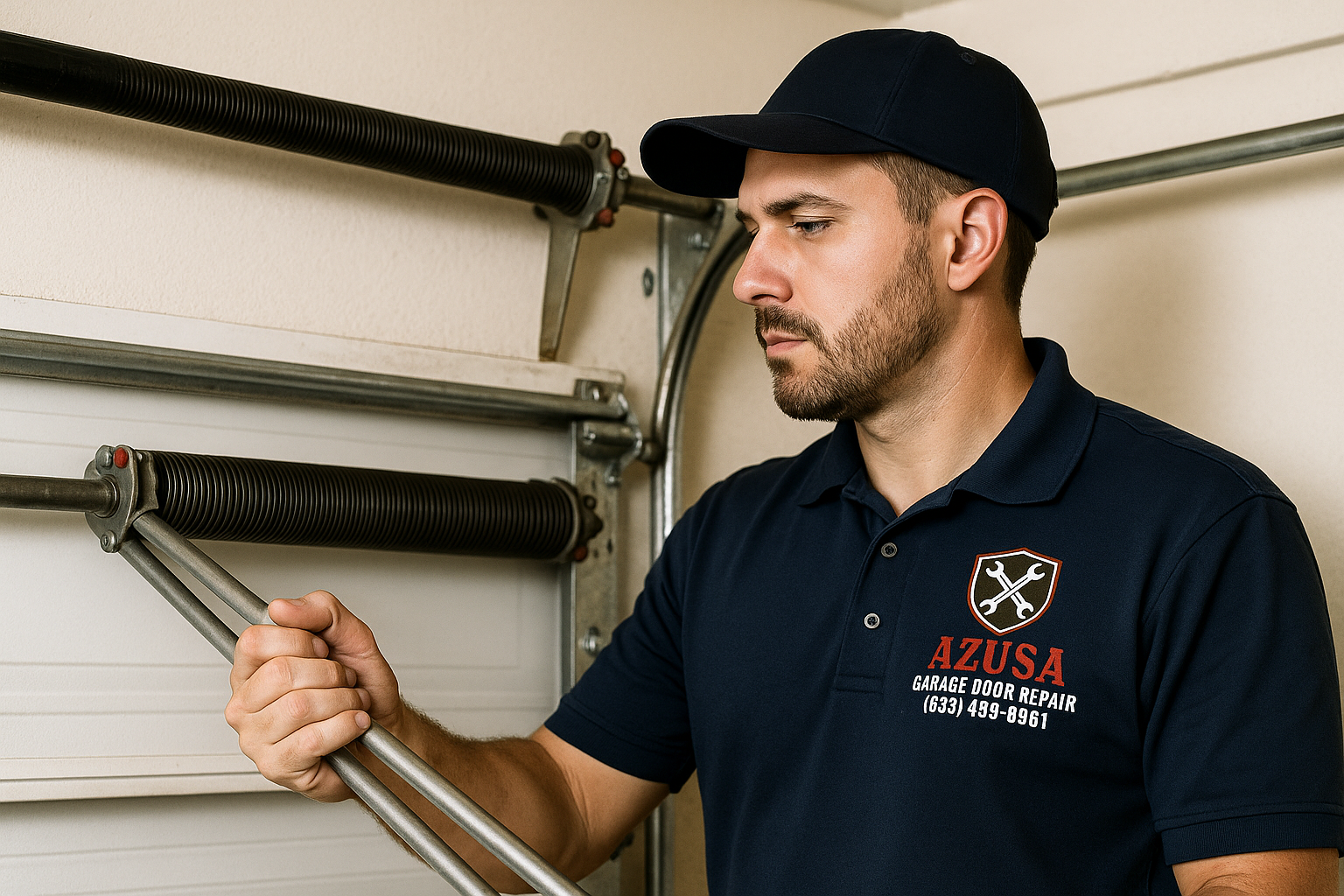 Garage Door Spring Repair service in Stamford
