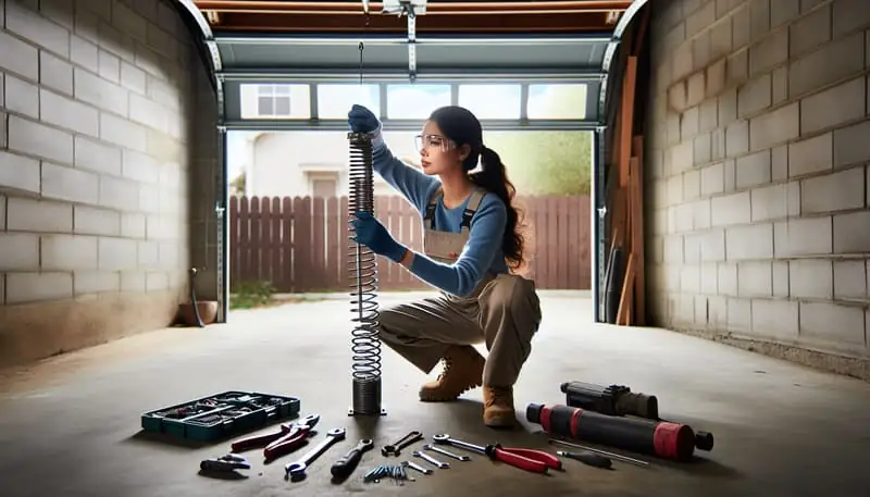 Garage Door Spring Repair — Compo