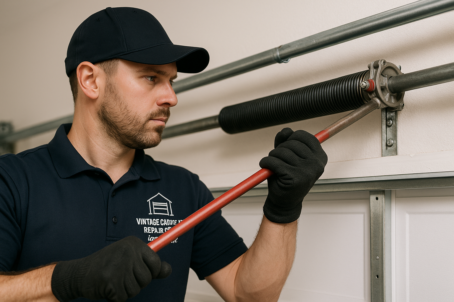 Garage Door Spring Repair in Stamford
