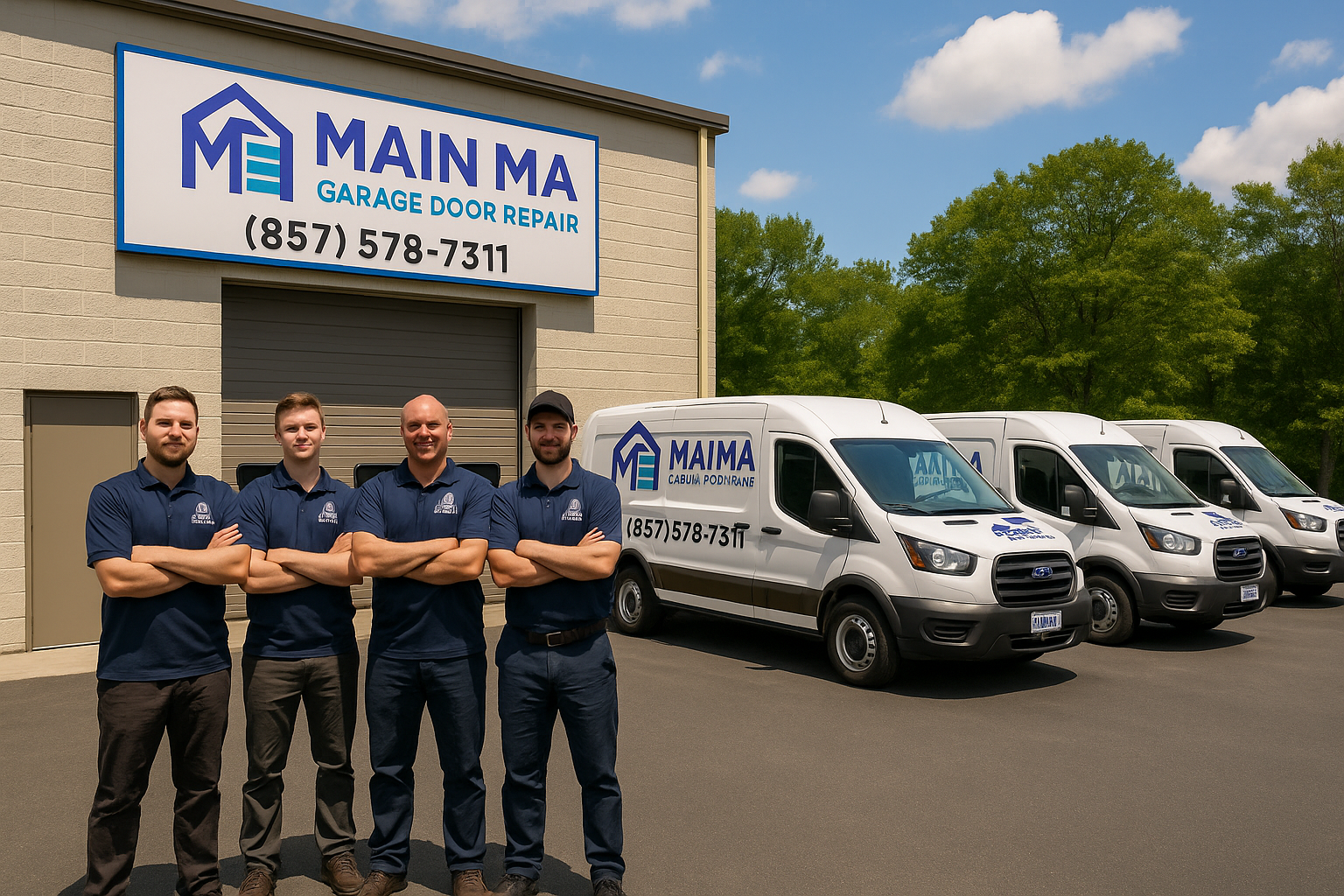 Professional garage door service in Stamford