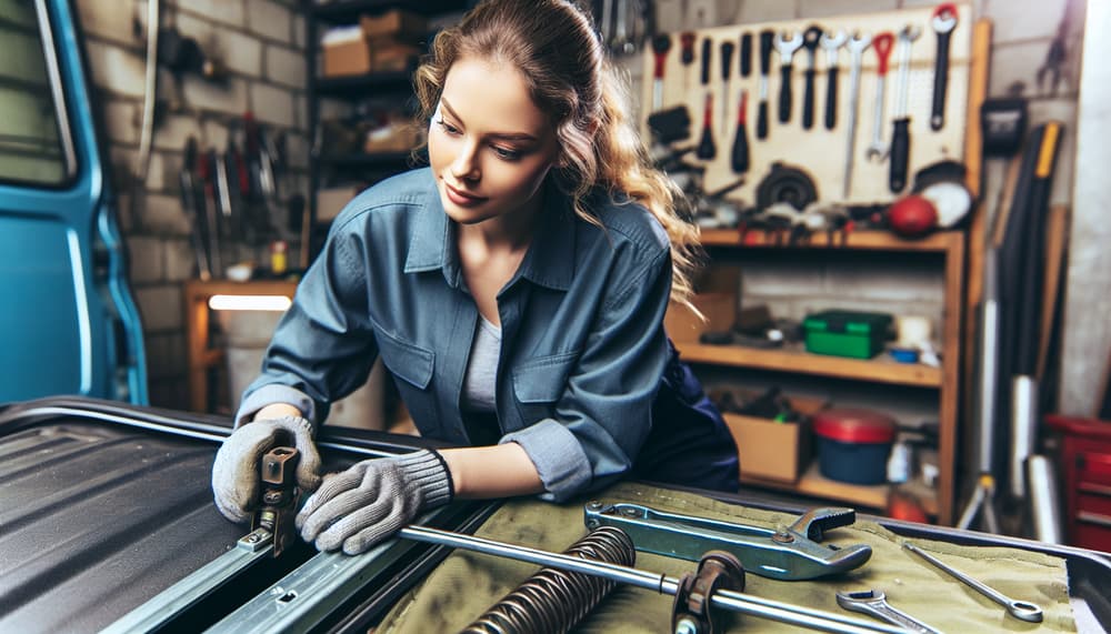 Our professional garage door panel replacement process