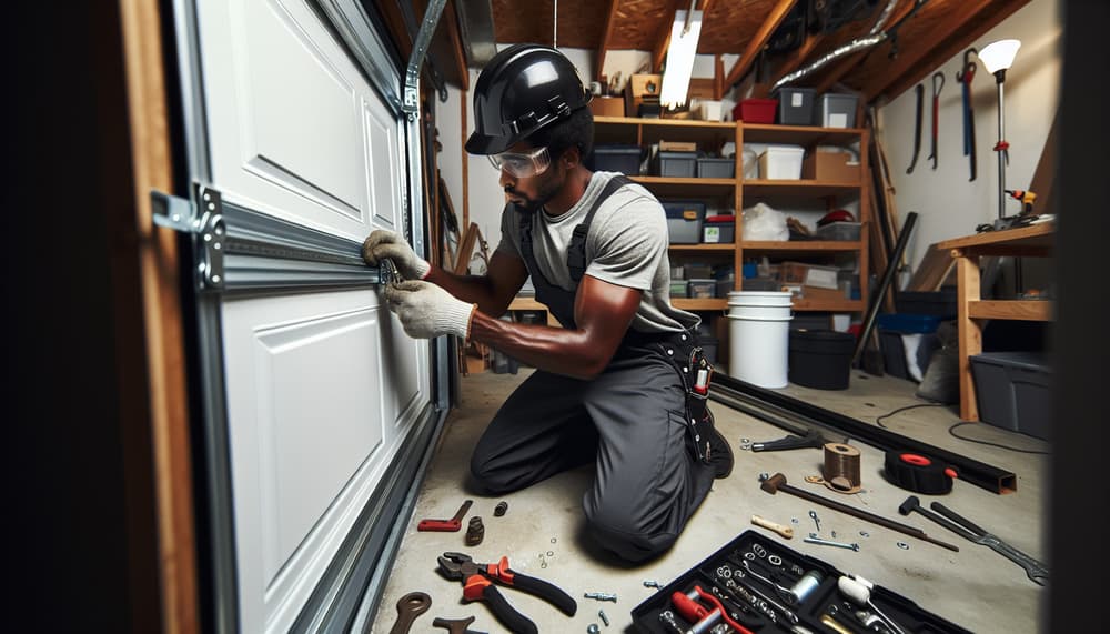 Our professional garage door cable repair process