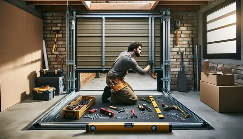 Garage Door Track Repair in Rye